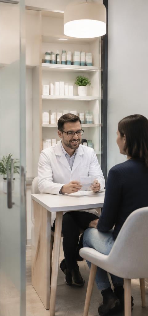 Imagen: nueva zona de farmacia o atención, distinta del bloque 02.