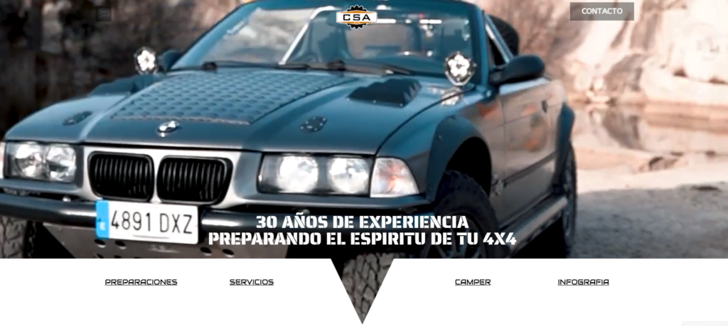 optimización y rediseño de pagina para talleres mecanicos